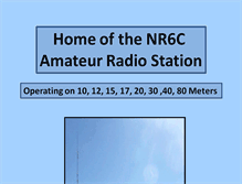 Tablet Screenshot of nr6c.com